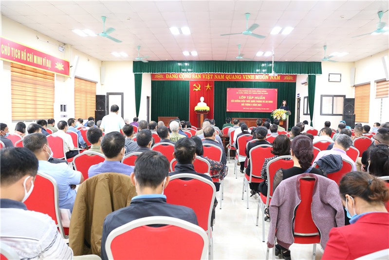 Tập huấn bồi dưỡng kiến thức quốc phòng và an ninh đối tượng 4 năm 2021