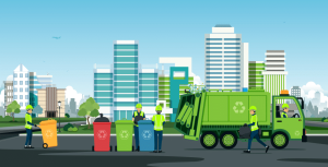 Thông báo khung giờ thu gom rác thải sinh hoạt trên địa bàn phường Yết Kiêu