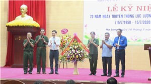 Lễ kỷ niệm 70 năm ngày truyền thống lực lượng Cựu thanh niên xung phong